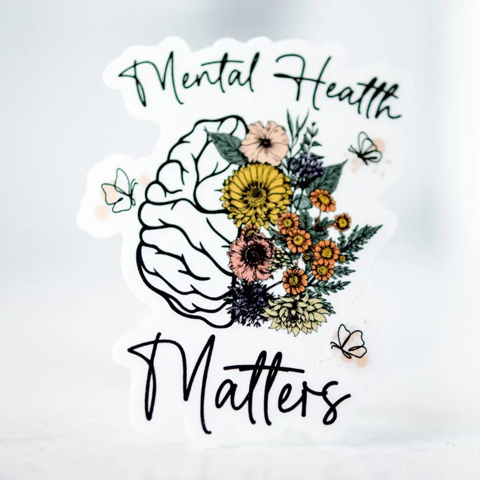 "Mental Health Matters" Vinyl Sticker