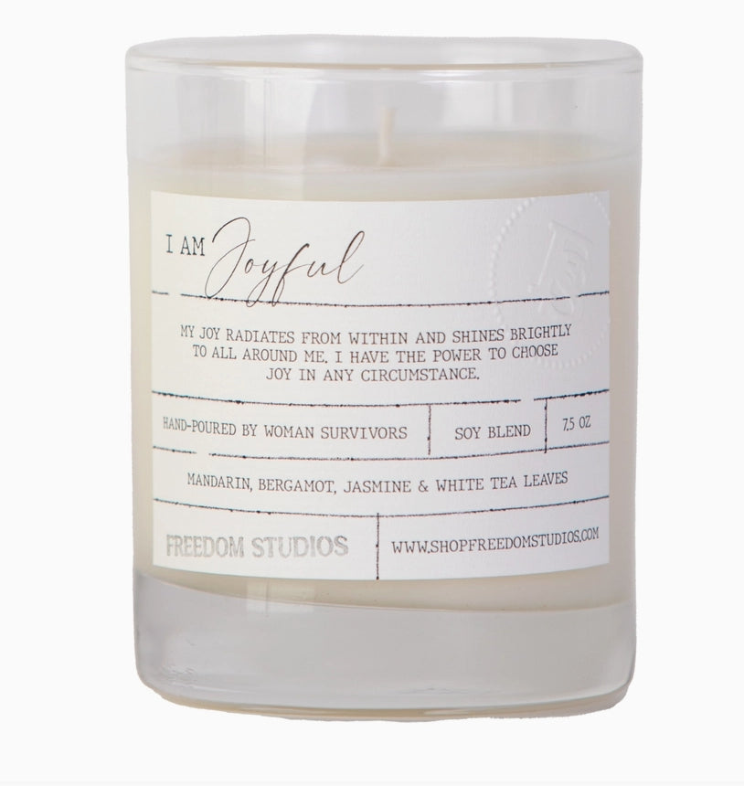 I Am Joyful 7.5 oz Candle