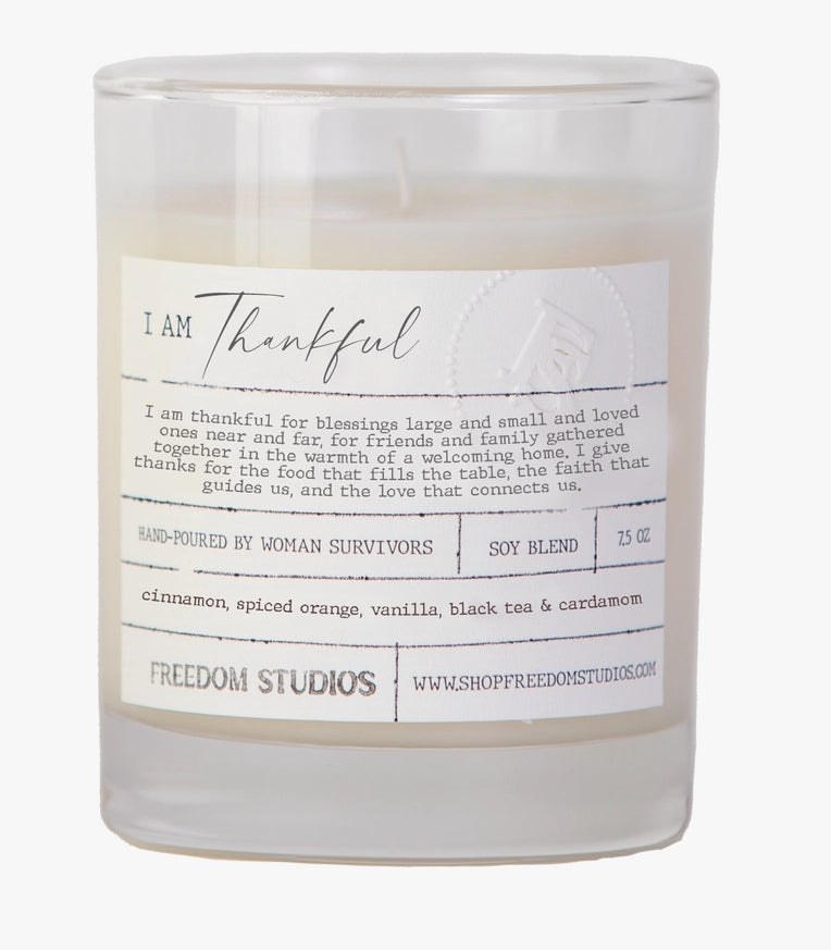 I Am Thankful 7.5 oz Candle