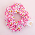 Scrunchie - Pink Daisy