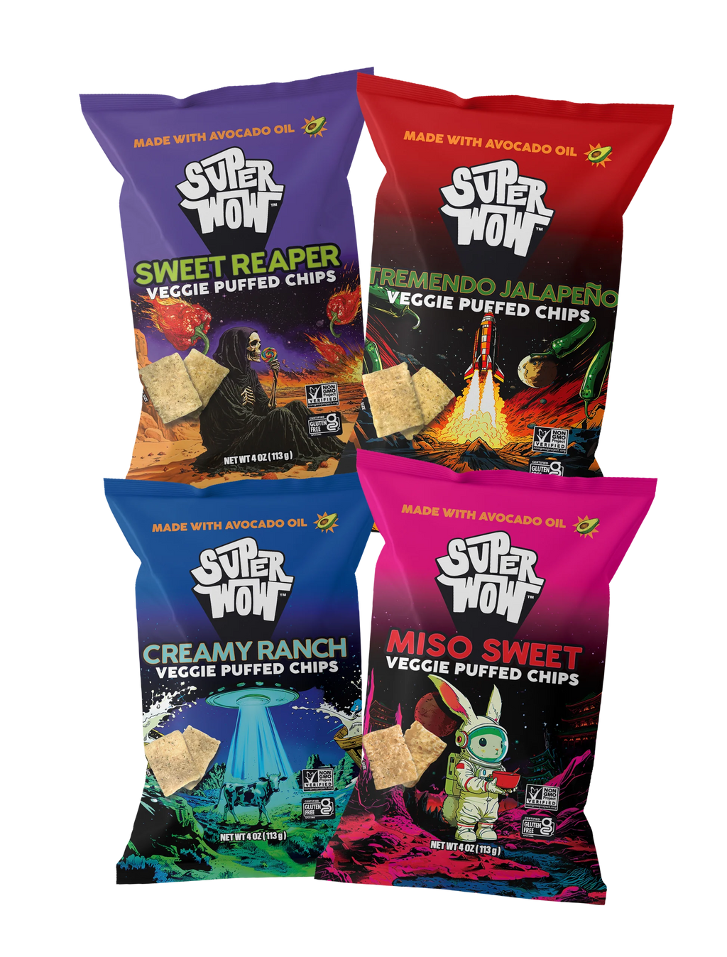 SUPERWOW STARTER PACK (4oz bags)